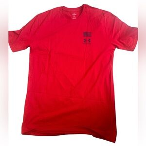 UA Freedom Collection Tee | Medium | NWT | Flag Back Graphic | Performance Shirt